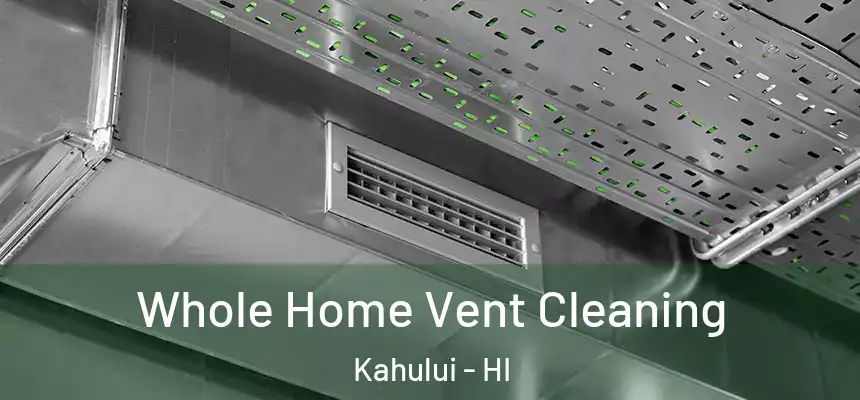 Whole Home Vent Cleaning Kahului - HI